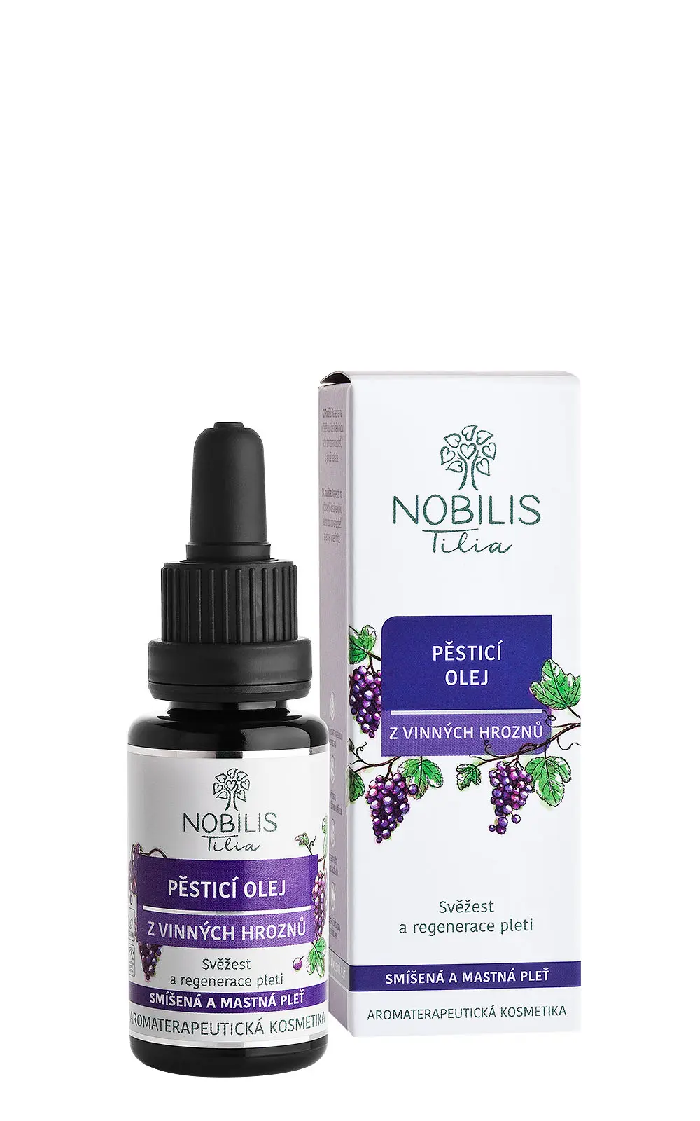 Nobilis Tilia Pěsticí olej z vinných hroznů 20 ml