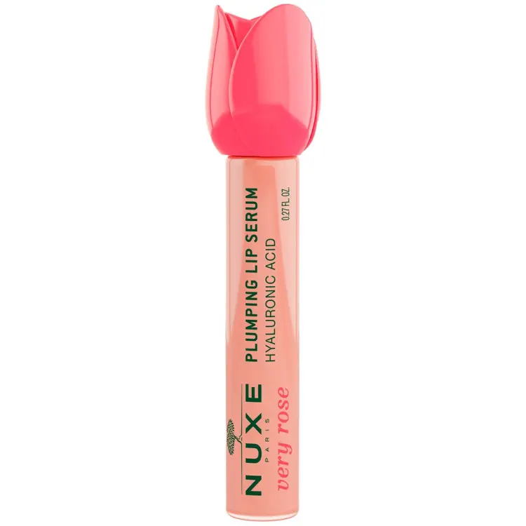 Nuxe Very Rose Sérum a lesk na rty sérum a lesk na rty pro zjemnění a zvětšení objemu 8 ml