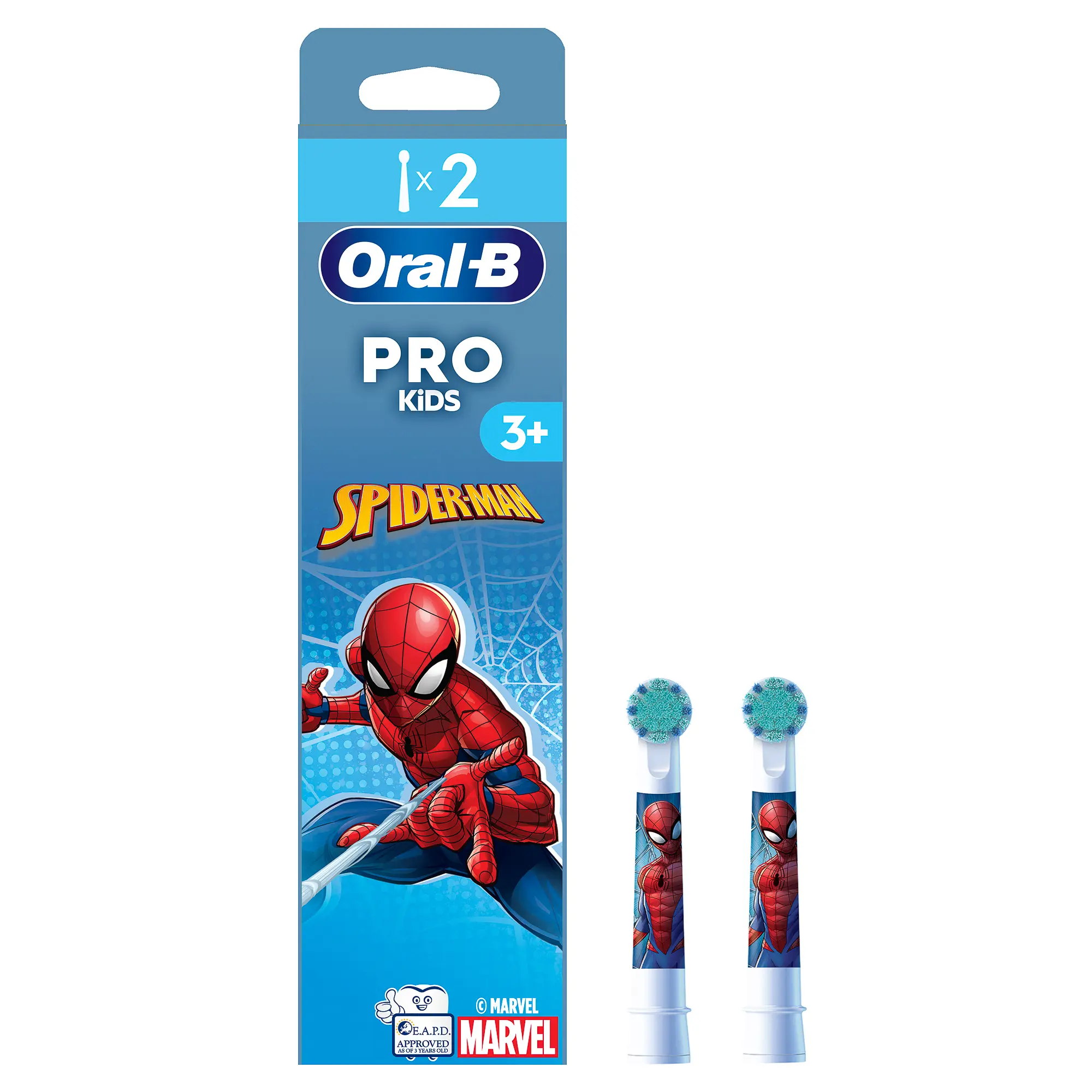 Oral B Náhradní hlavice Kids Spiderman 2 ks