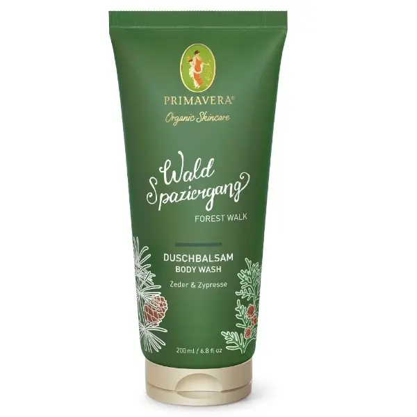 Sprchový gel Forest walk s vůní cedru a cypřiše 200 ml Primavera