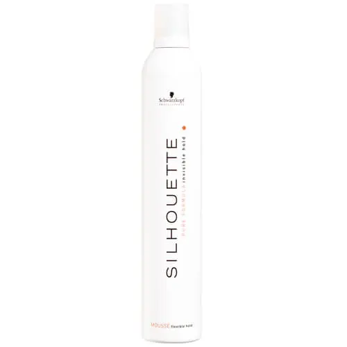 Pěna pro flexibilní fixaci vlasů Schwarzkopf Professional Silhouette Invisible Hold Mousse - 500 ml (2804904) + dárek zdarma