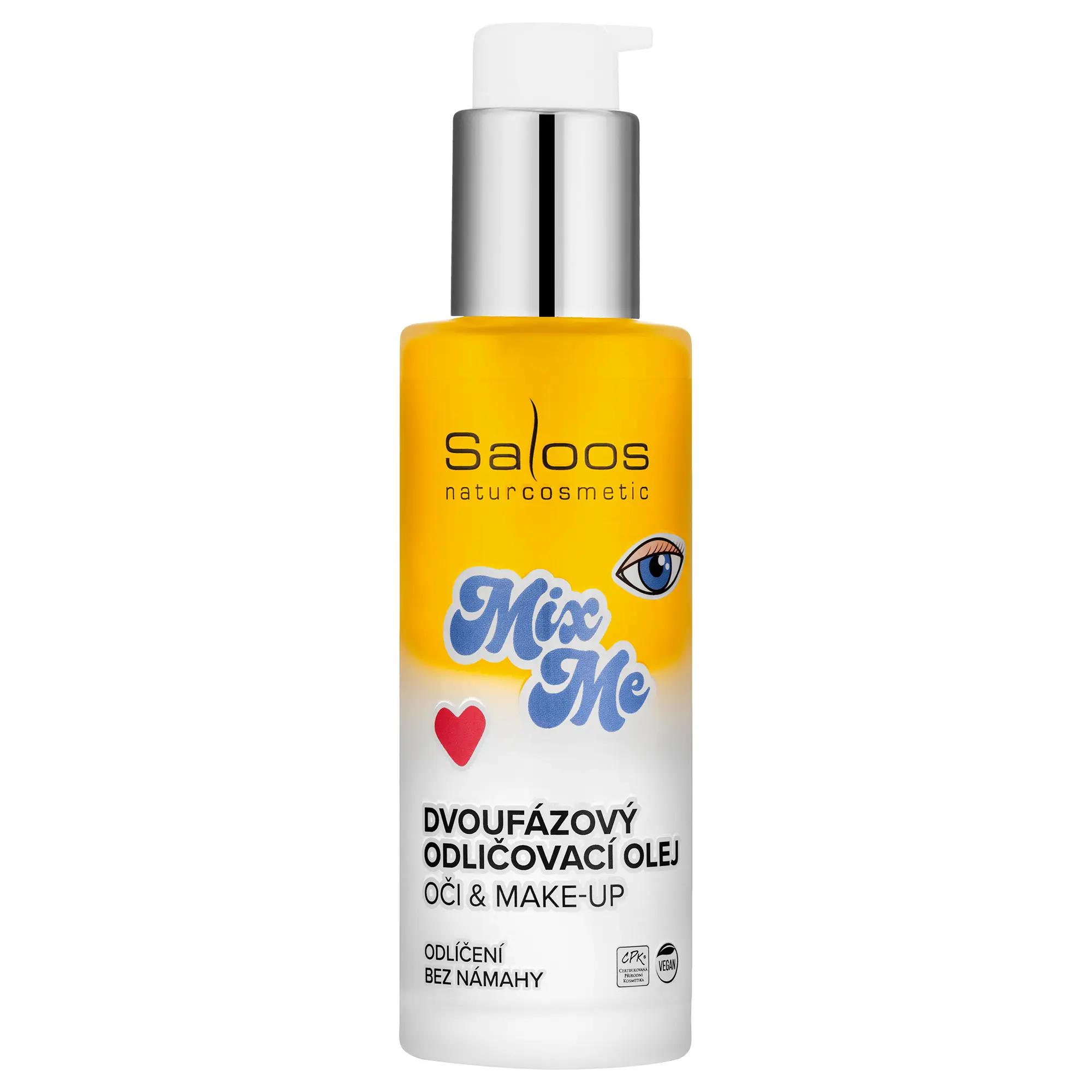 Saloos Dvoufázový odličovací olej na oči a make-up 100 ml