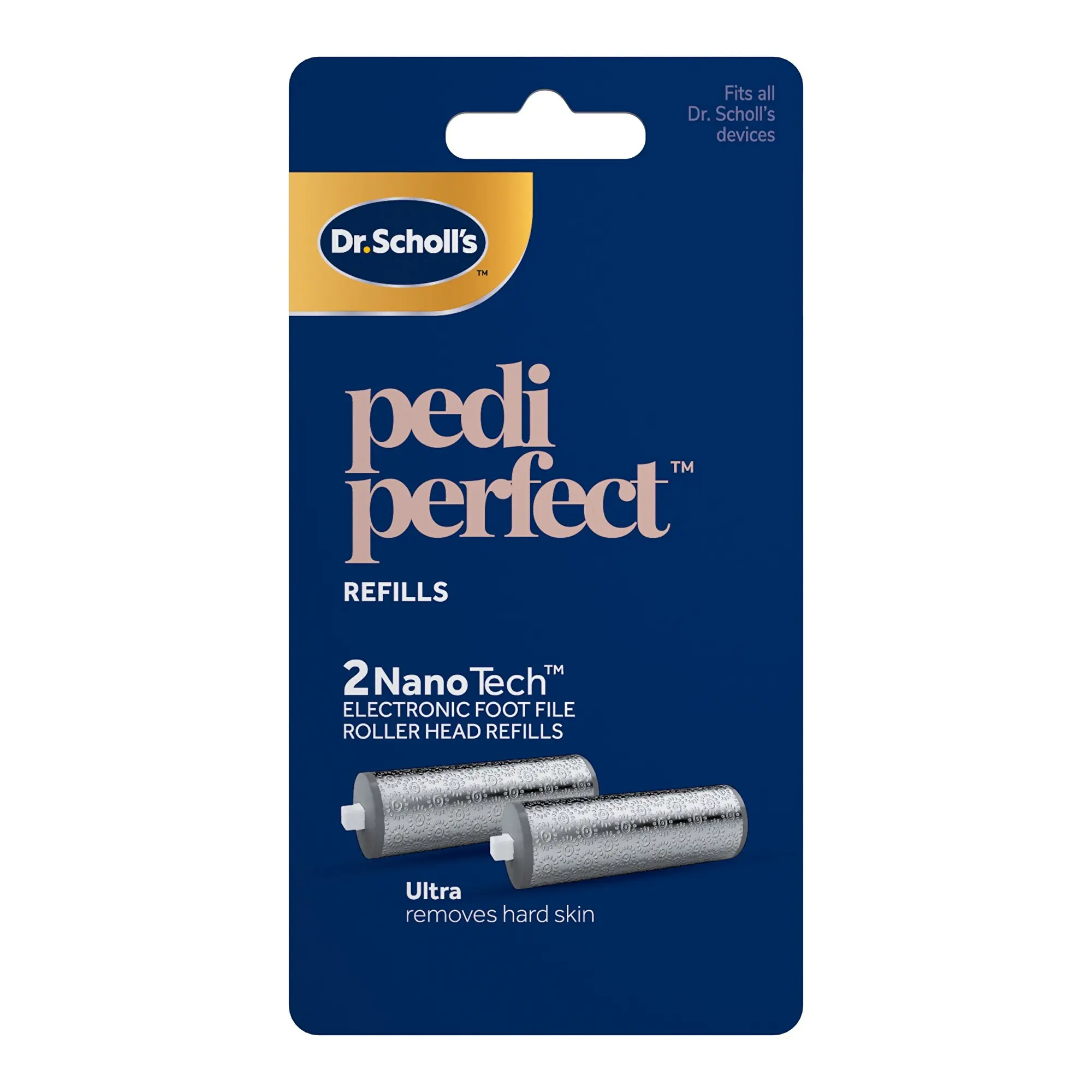 Dr. Scholl's Rotační hlavice s nanotechnologií Pedi Perfect 2 ks