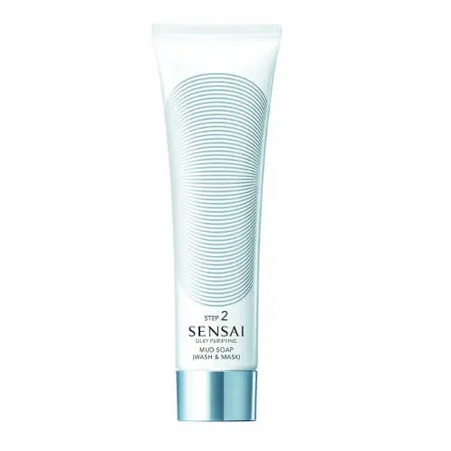 Sensai Pleťové mýdlo a maska 2 v 1 Silky Purifying Step Two (Mud Soap Wash & Mask) 125 ml