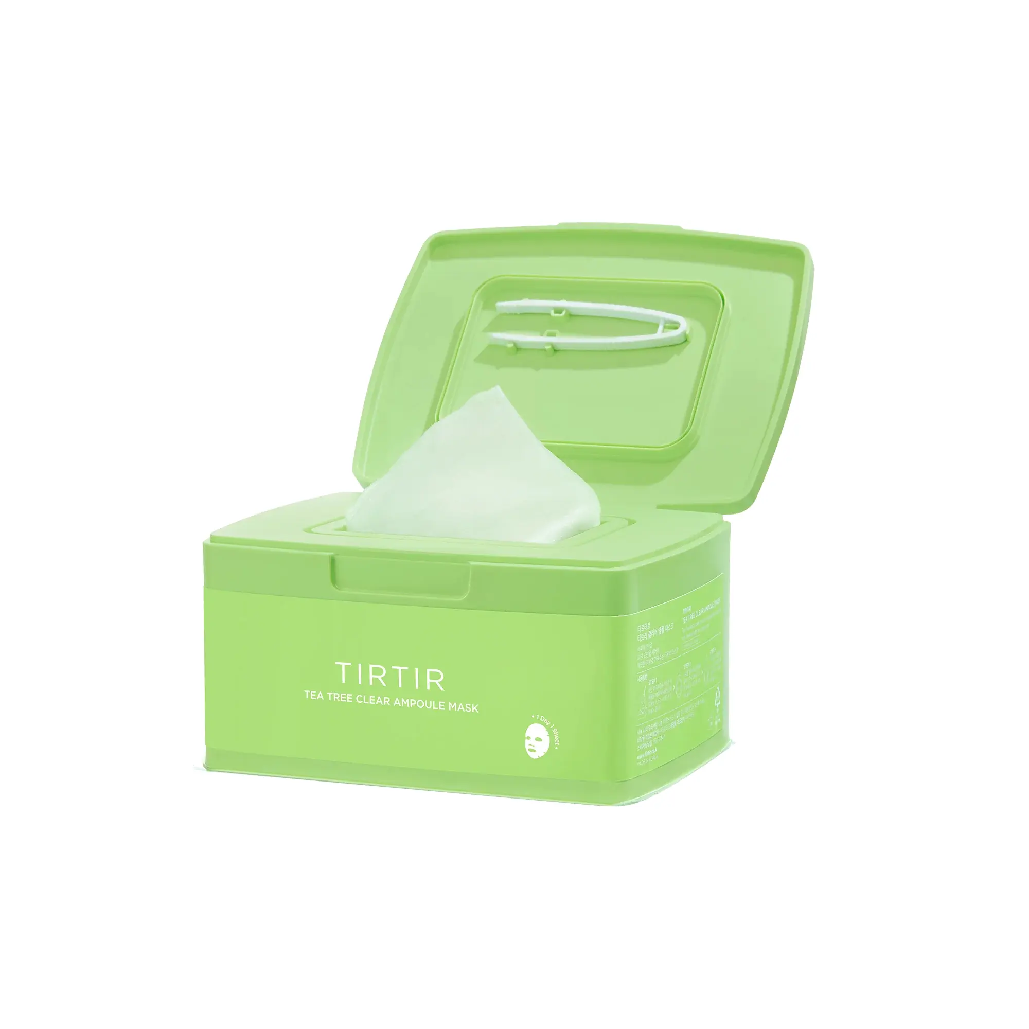 TIRTIR Plátýnková maska Tea Tree Clear Ampoule Mask 30 ks