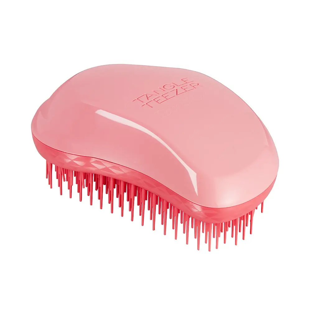 Kartáč na rozčesávání hustých a kudrnatých vlasů Tangle Teezer Original Thick and Curly Lipstick Duo - růžový + dárek zdarma