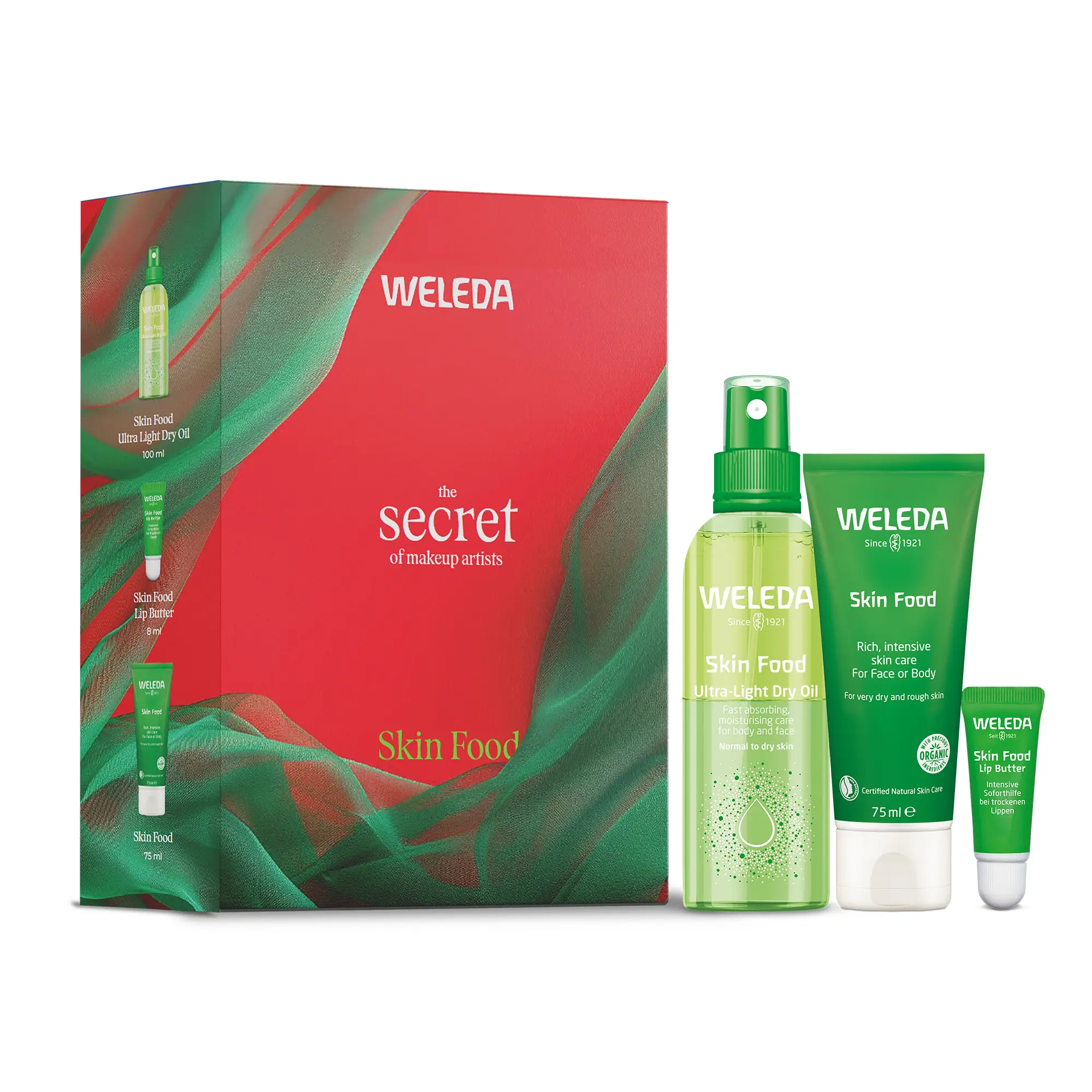 Weleda Skin Food make-up glow effect set