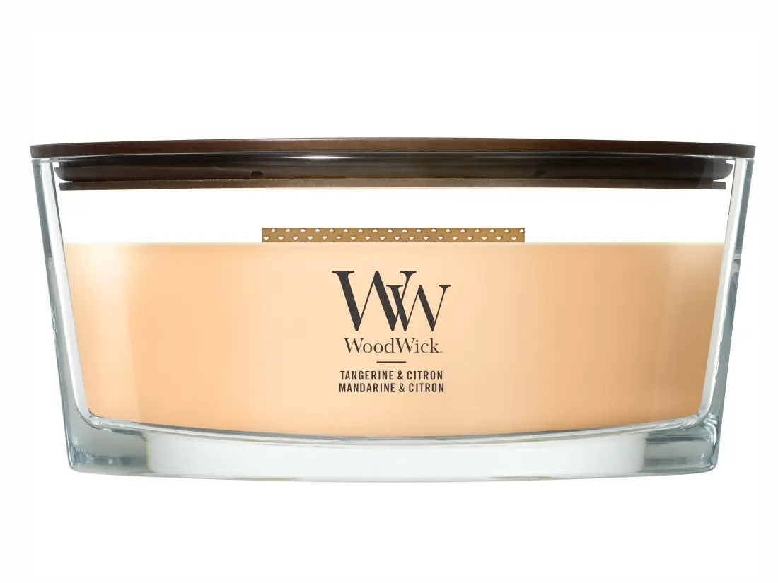 WoodWick Vonná svíčka loď Tangerine & Citron 453,6 g