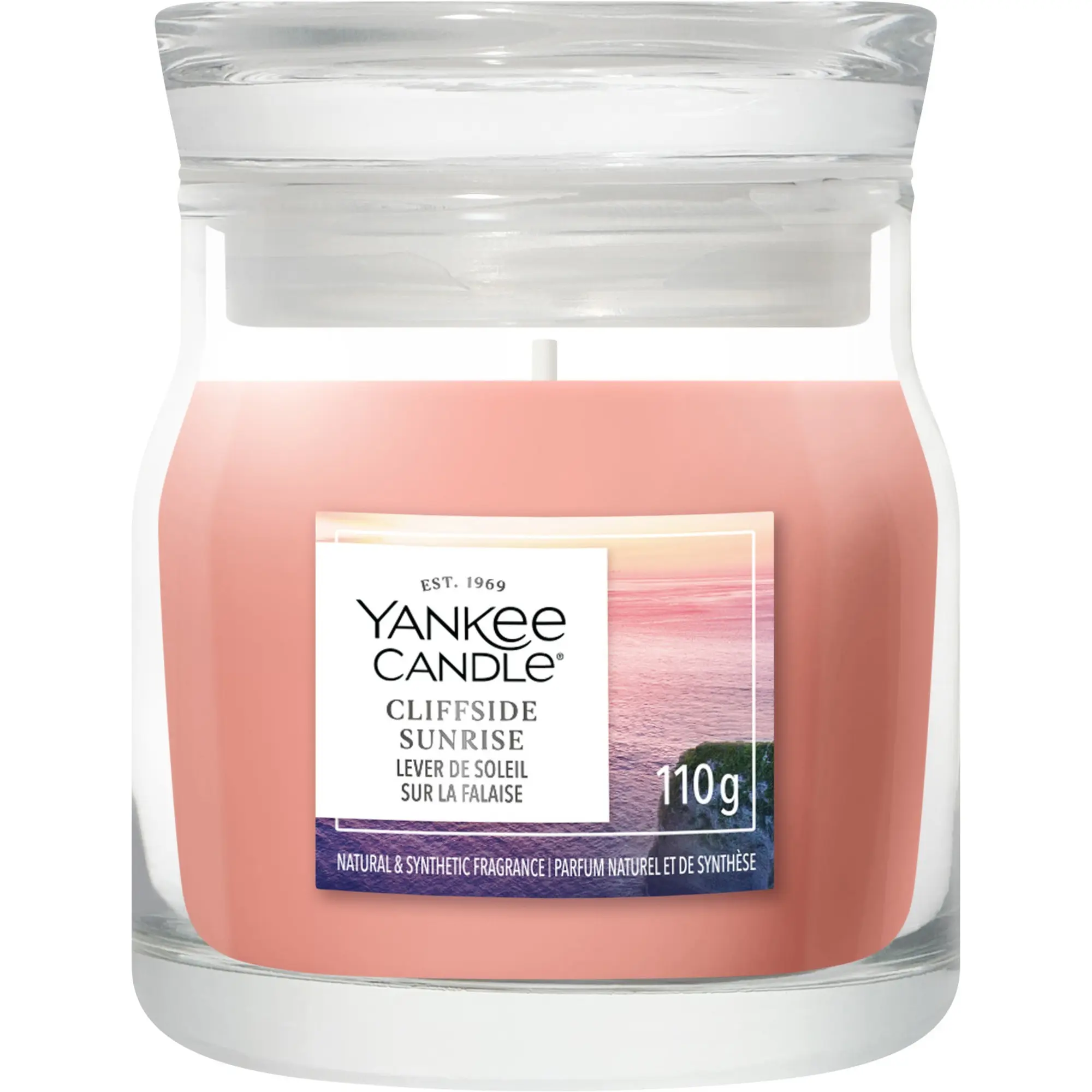 Yankee Candle Aromatická svíčka Signature sklo malé Cliffside Sunrise 110 g