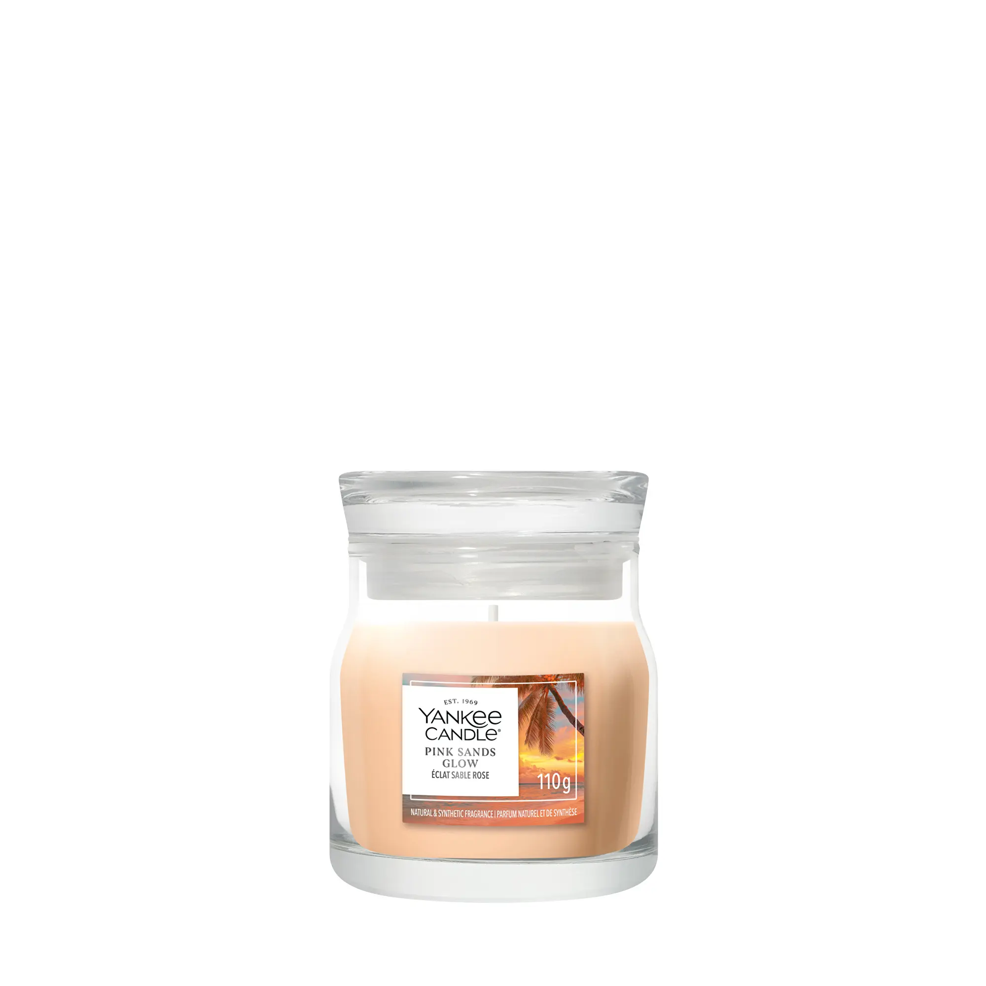YANKEE CANDLE PINK SANDS GLOW SIGNATURE MALÝ