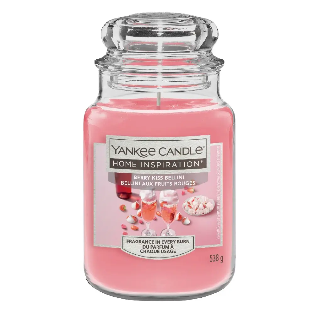 Yankee Candle Aromatická svíčka Home Inspiration Berry Kiss Bellini 538 g