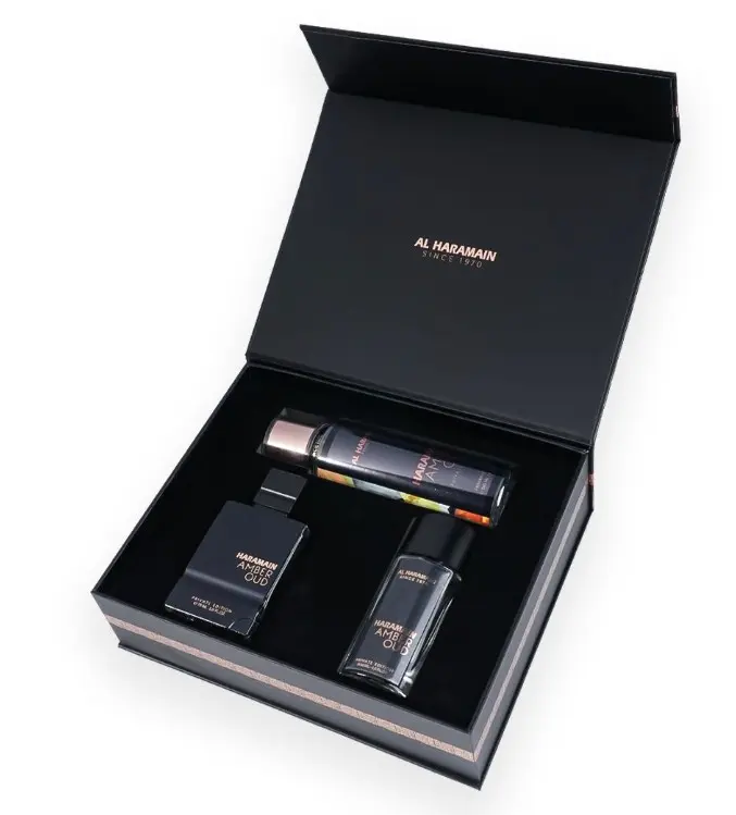 Al Haramain Amber Oud Private Edition - EDP 75 ml + EDP 30 ml + tělový závoj 250 ml