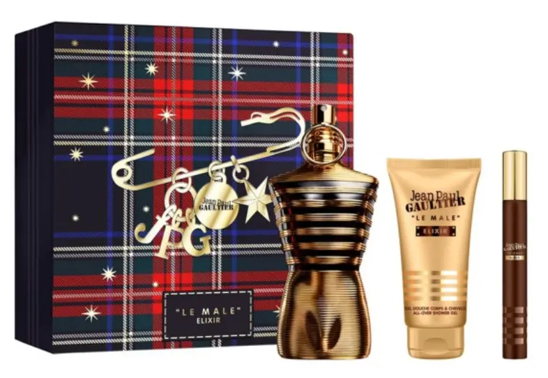 Jean P. Gaultier Le Male Elixir - parfém 125 ml + sprchový gel 75 ml + parfém 10 ml