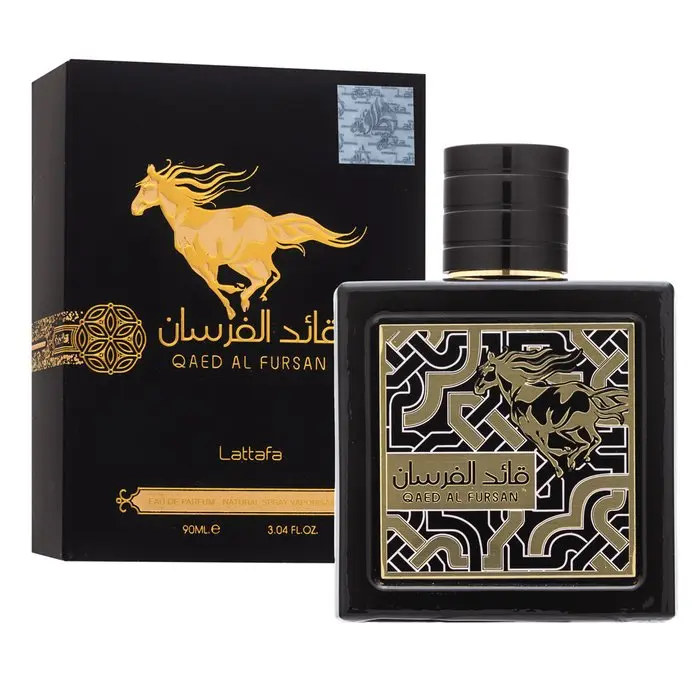 Lattafa Qaed Al Fursan EDP U parfémovaná voda unisex 90 ml Stav: rozbalený (bez fólie, ale plný)