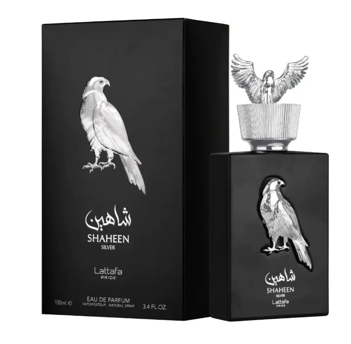 Lattafa Pride Shaheen Silver parfémovaná voda pro muže 100 ml – Rozbalené (ale plné)