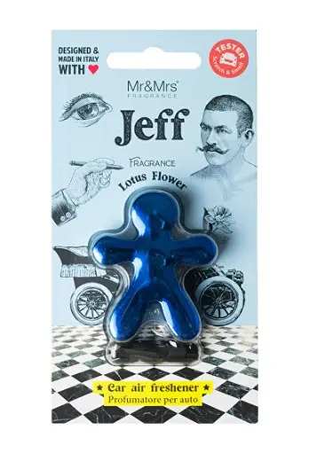Mr&Mrs FRAGRANCE Autovůně Jeff Chrome Lotus Flowers