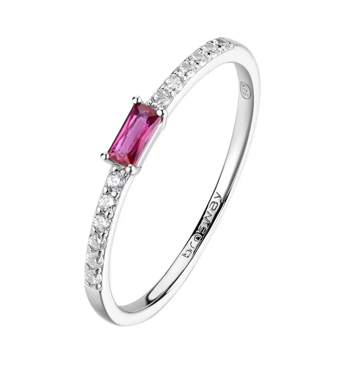 BROSWAY stříbrný prsten Fancy Passion Ruby prsten BWFPR143