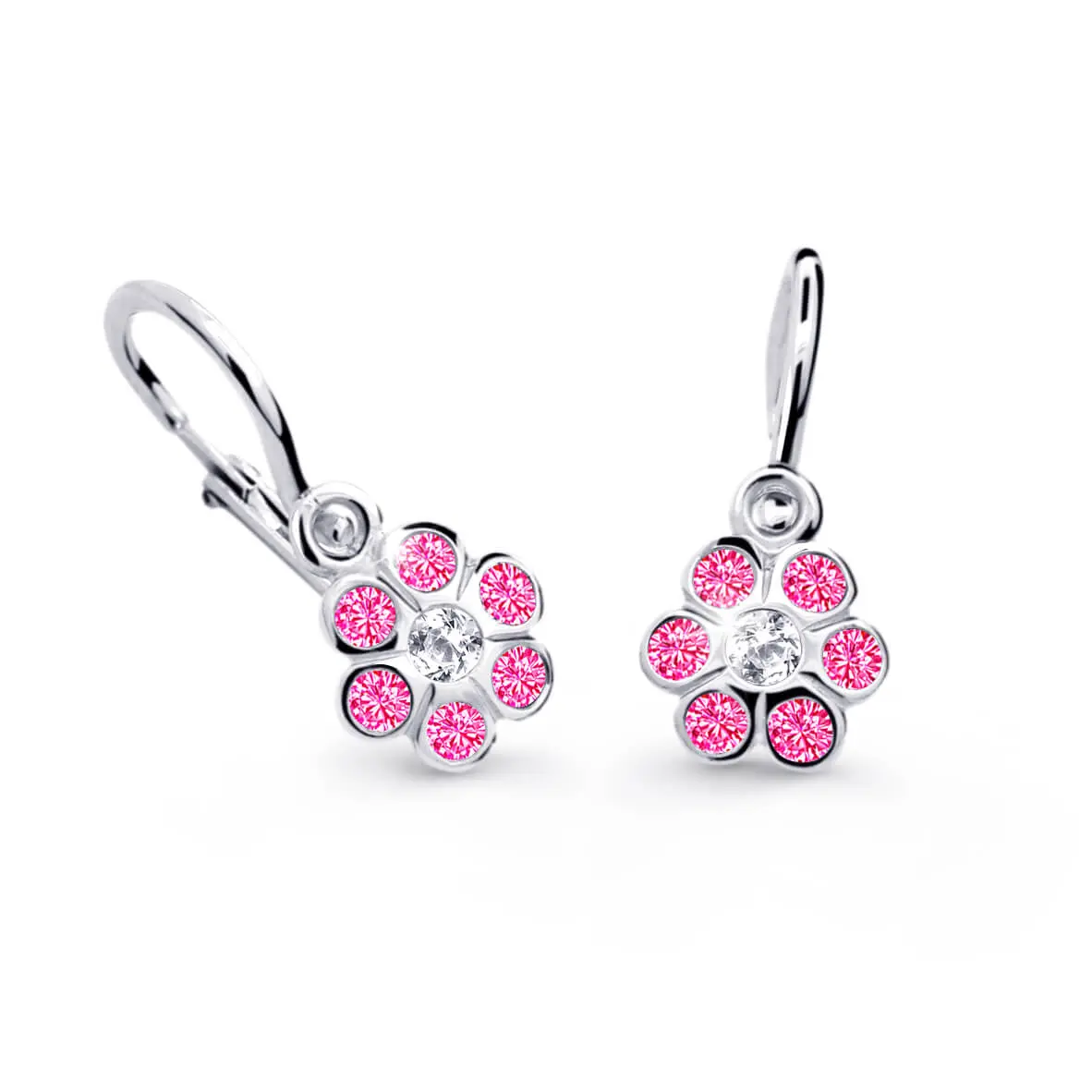 Cutie Jewellery Dětské náušnice z bílého zlata C1737-10-X-2