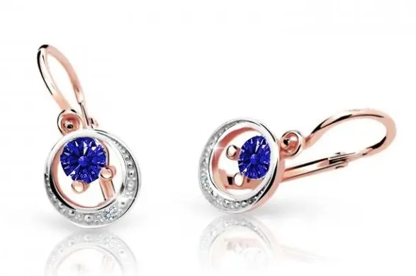 Cutie Jewellery Dětské náušnice z růžového zlata C1997-10-X-4