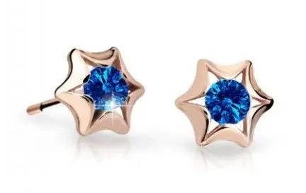 Cutie Jewellery Dětské náušnice z růžového zlata C2159-30-X-4