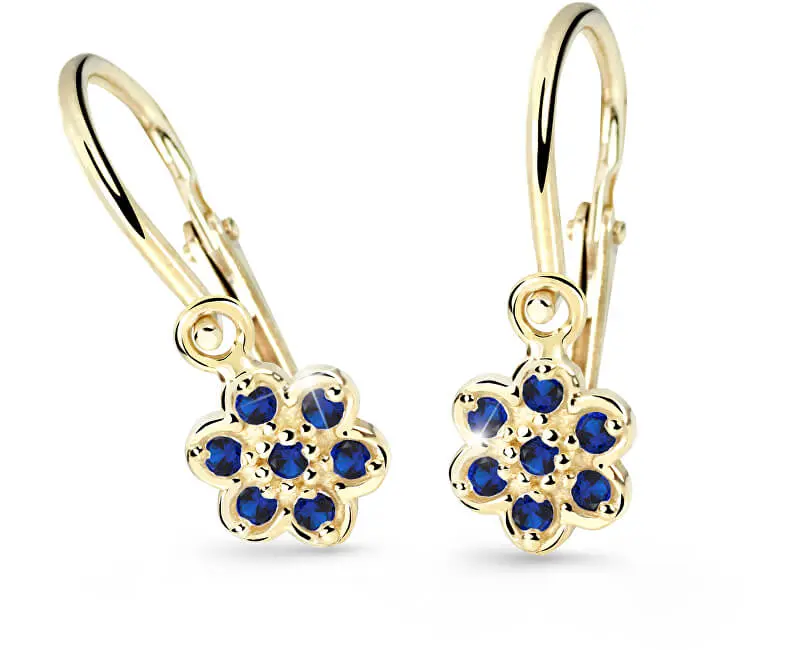 Cutie Jewellery Zlaté dětské náušnice C2746-10-X-1