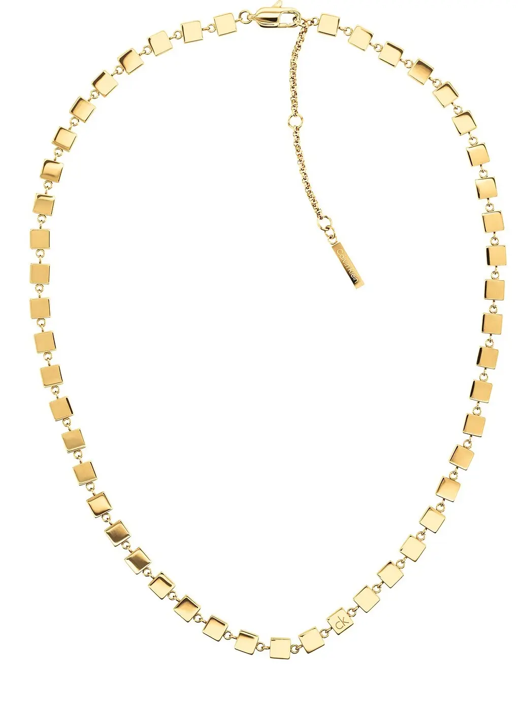 Calvin Klein Dámský pozlacený náhrdelník Geometric 35000846