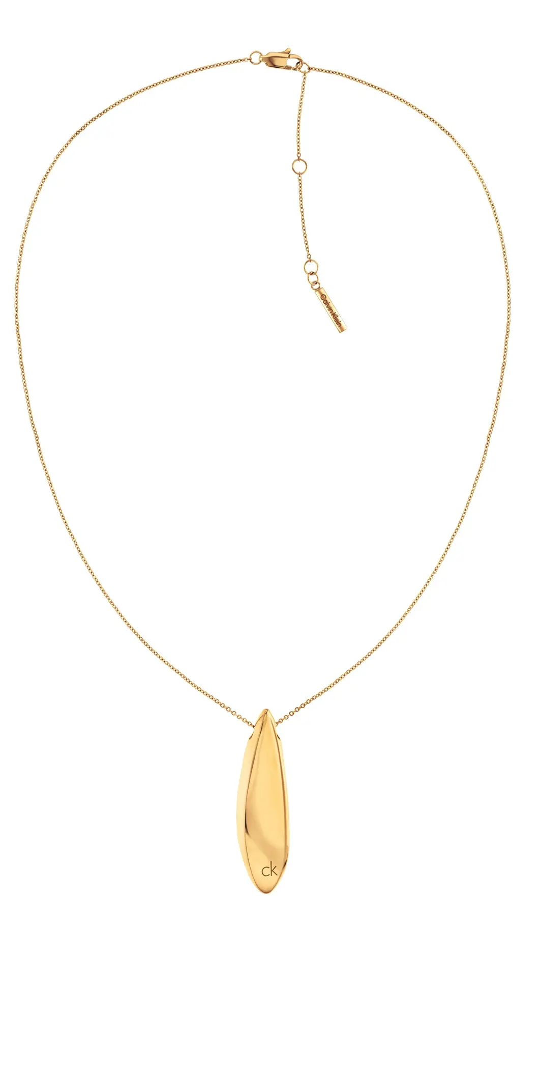 Calvin Klein Elegantní pozlacený náhrdelník pro ženy Sculpted 35000814