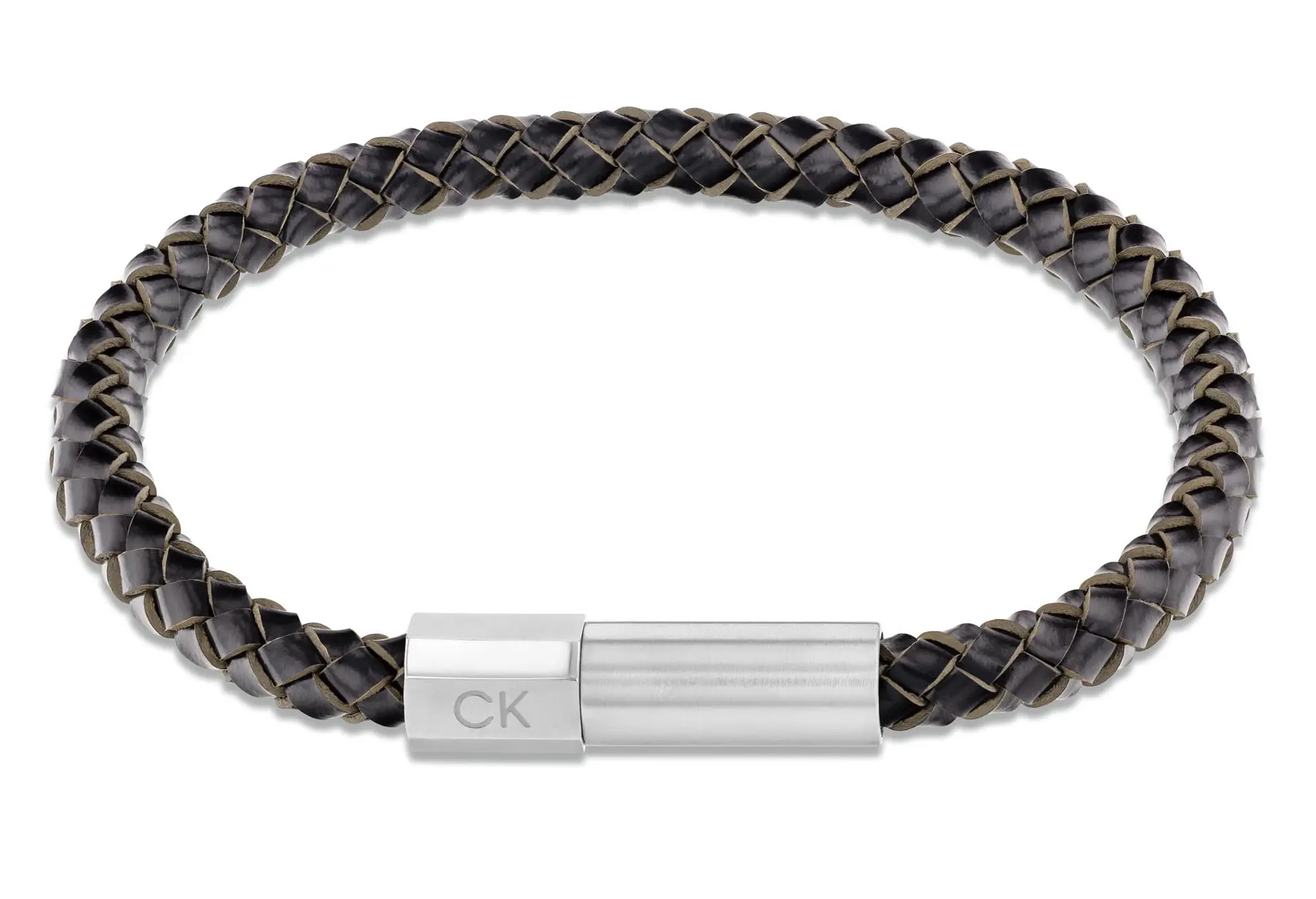 Calvin Klein Nadčasový kožený náramek pro muže Industrial Facets 35100047