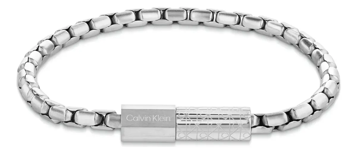 Calvin Klein Pánský náramek z oceli Contoured Barrel 35100094