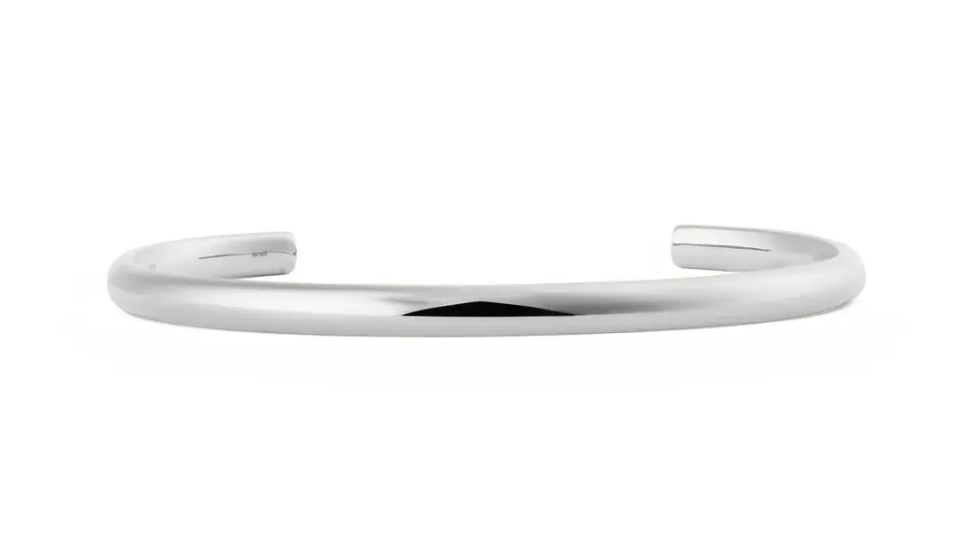 Daniel Wellington Elegantní otevřený náramek z oceli Arch DW0040194 15,5 cm