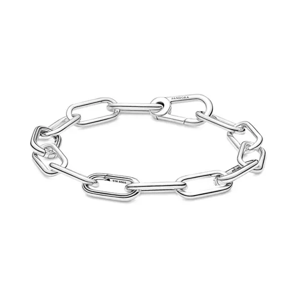 Pandora Článkový stříbrný náramek na přívěsky Me 599588C00 17,5 cm