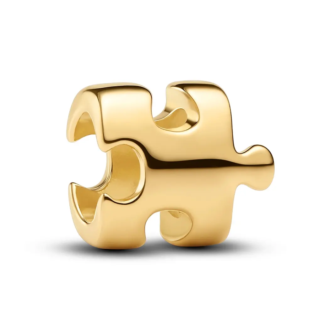 Pandora Pozlacený mini korálek Puzzle Moments Shine 764514C00