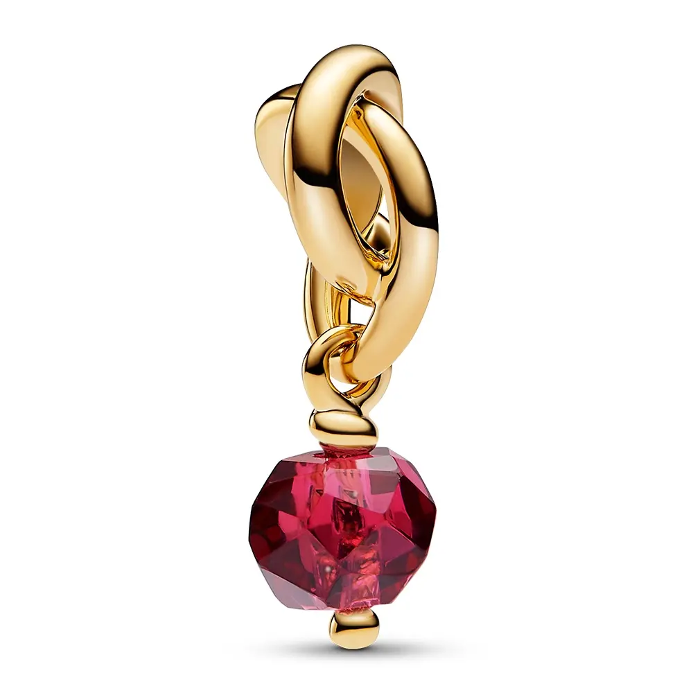 Pandora Pozlacený přívěsek Nekonečný kruh Shine Moments 763462C07