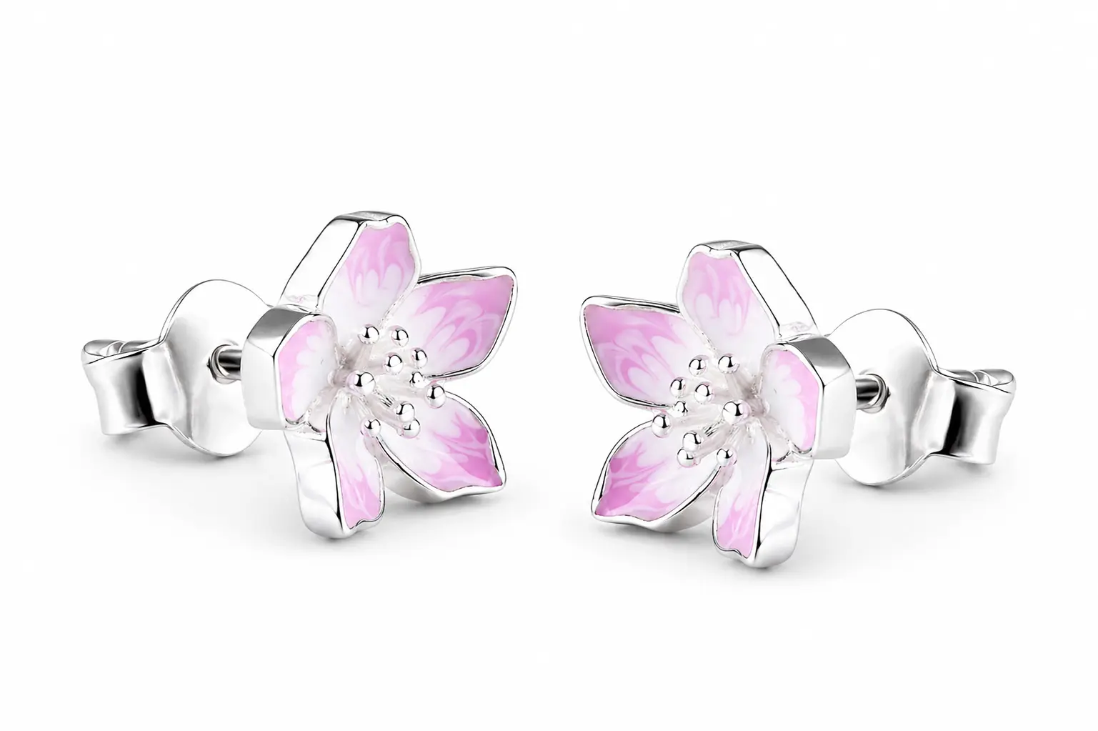 Pandora Stříbrné pecky Třešňové květy Timeless 294370C01