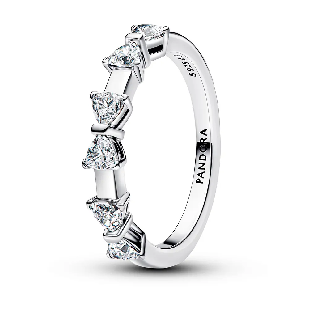 Pandora Stříbrný prsten s mašličkami Timeless 194233C01 56 mm