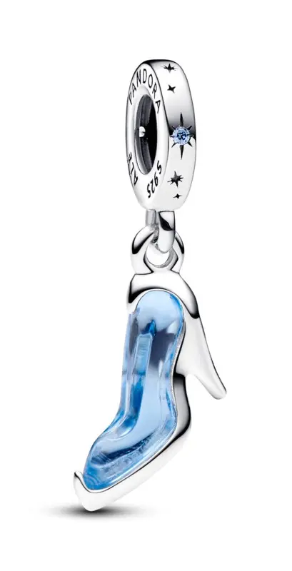 Pandora Stříbrný přívěsek Popelčin střevíček Disney Moments 793071C01