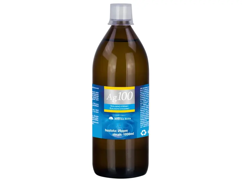 Koloidní stříbro Ag100 10ppm 1000ml