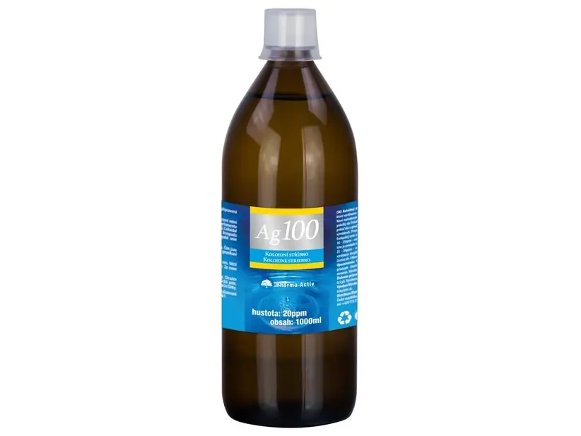 Koloidní stříbro Ag100 20ppm 1000ml