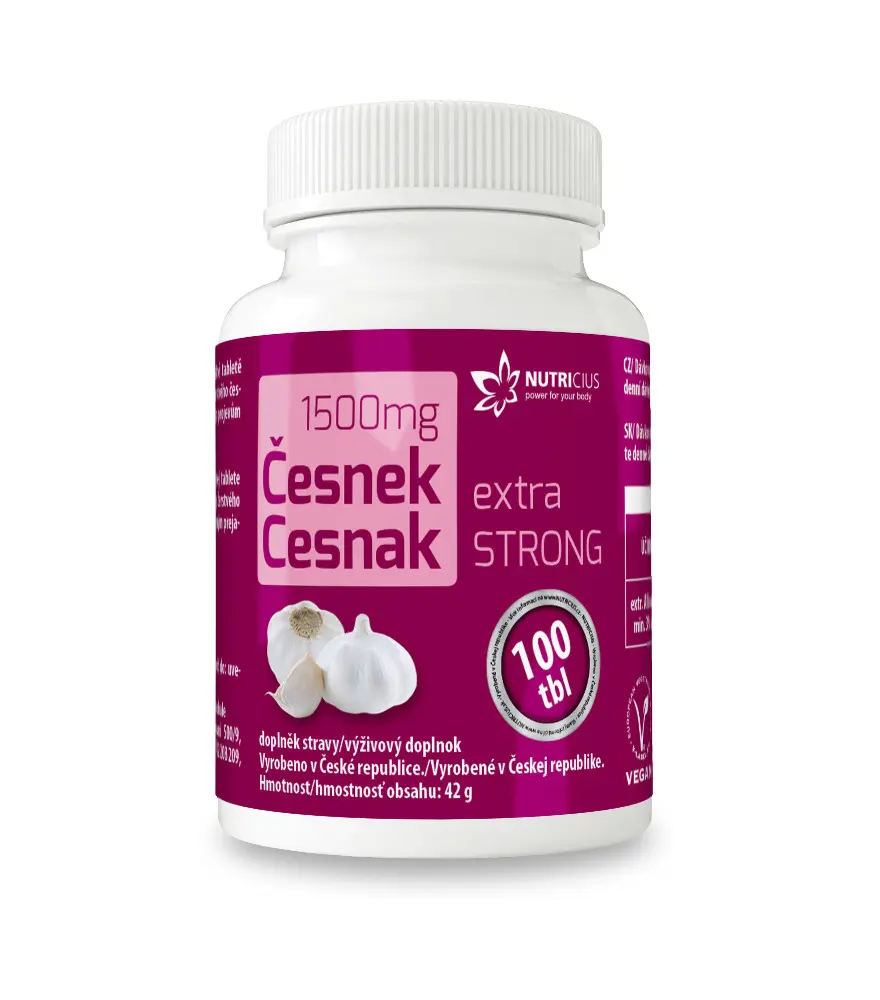 Česnek extra strong 1500mg tbl.100