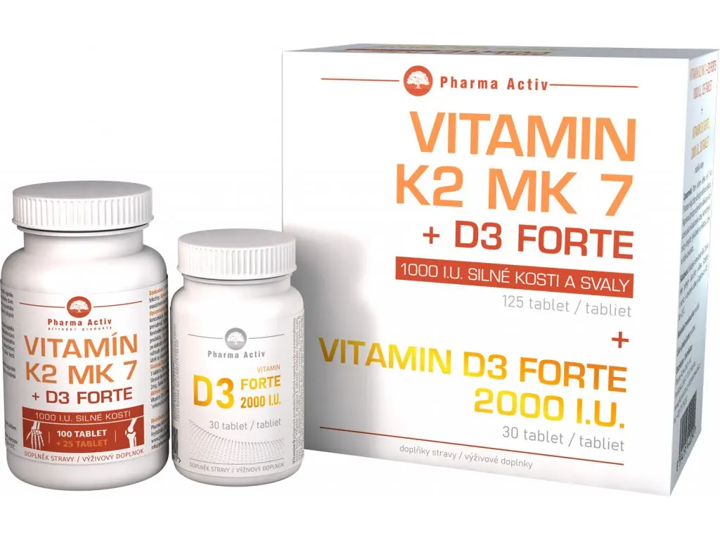Vit.K2 MK7+D3 For.tbl.125+Vit.D3 For.2000I.U.tbl30
