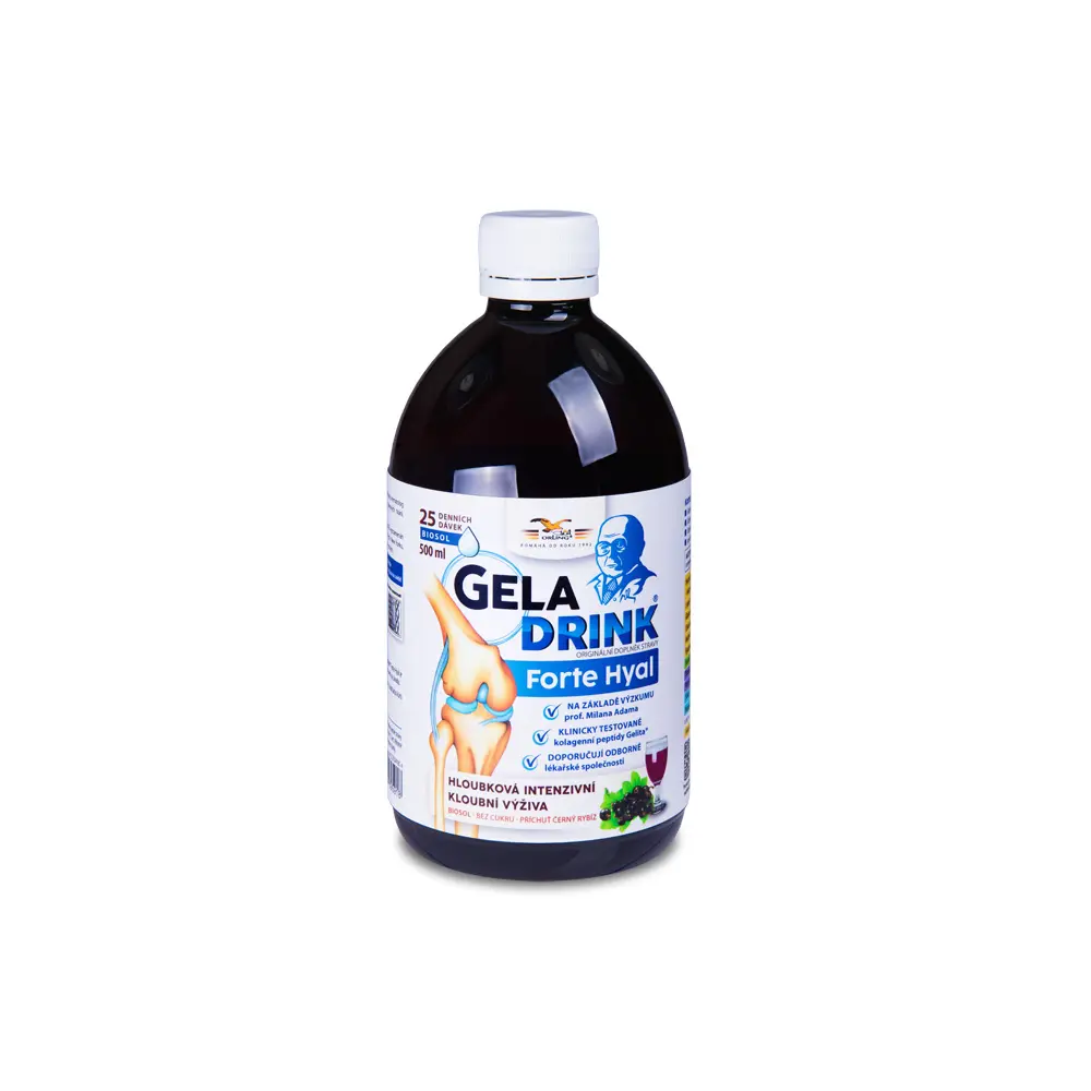 Geladrink FORTE HYAL biosol černý rybíz 500ml