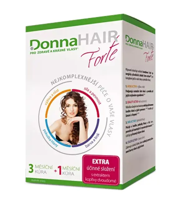 Donna Hair Forte, 4-měsíční kúra, 120 tablet