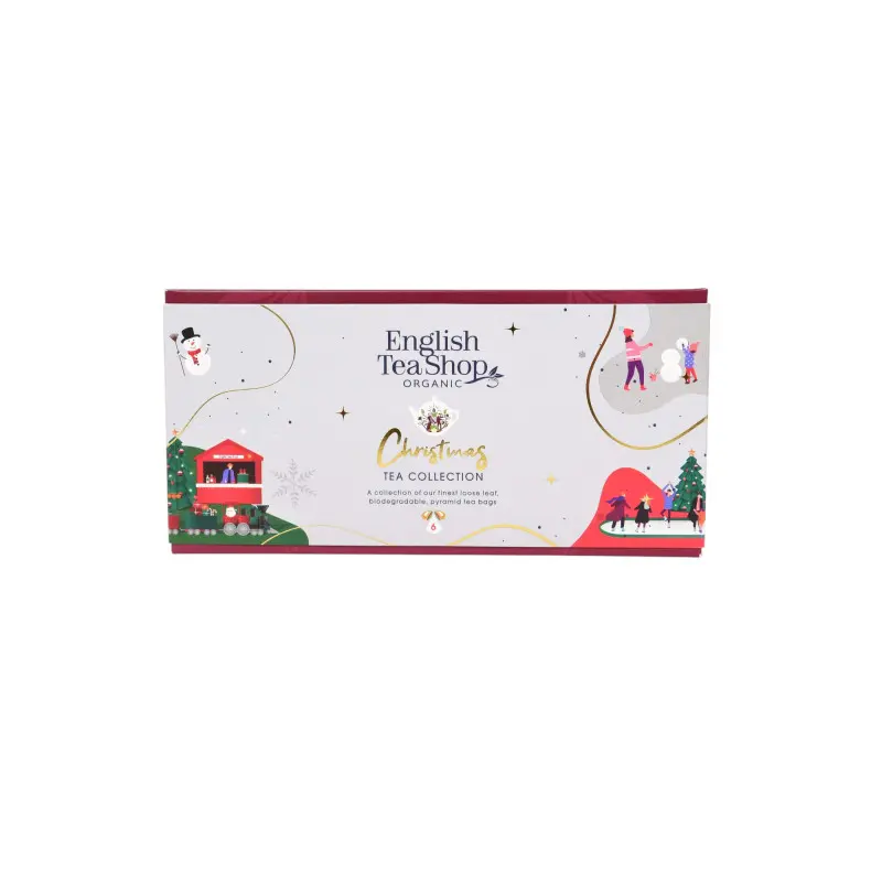 English Tea Shop Vánoční stromeček - Kolekce Bílá kouzla BIO 6 pyramidek