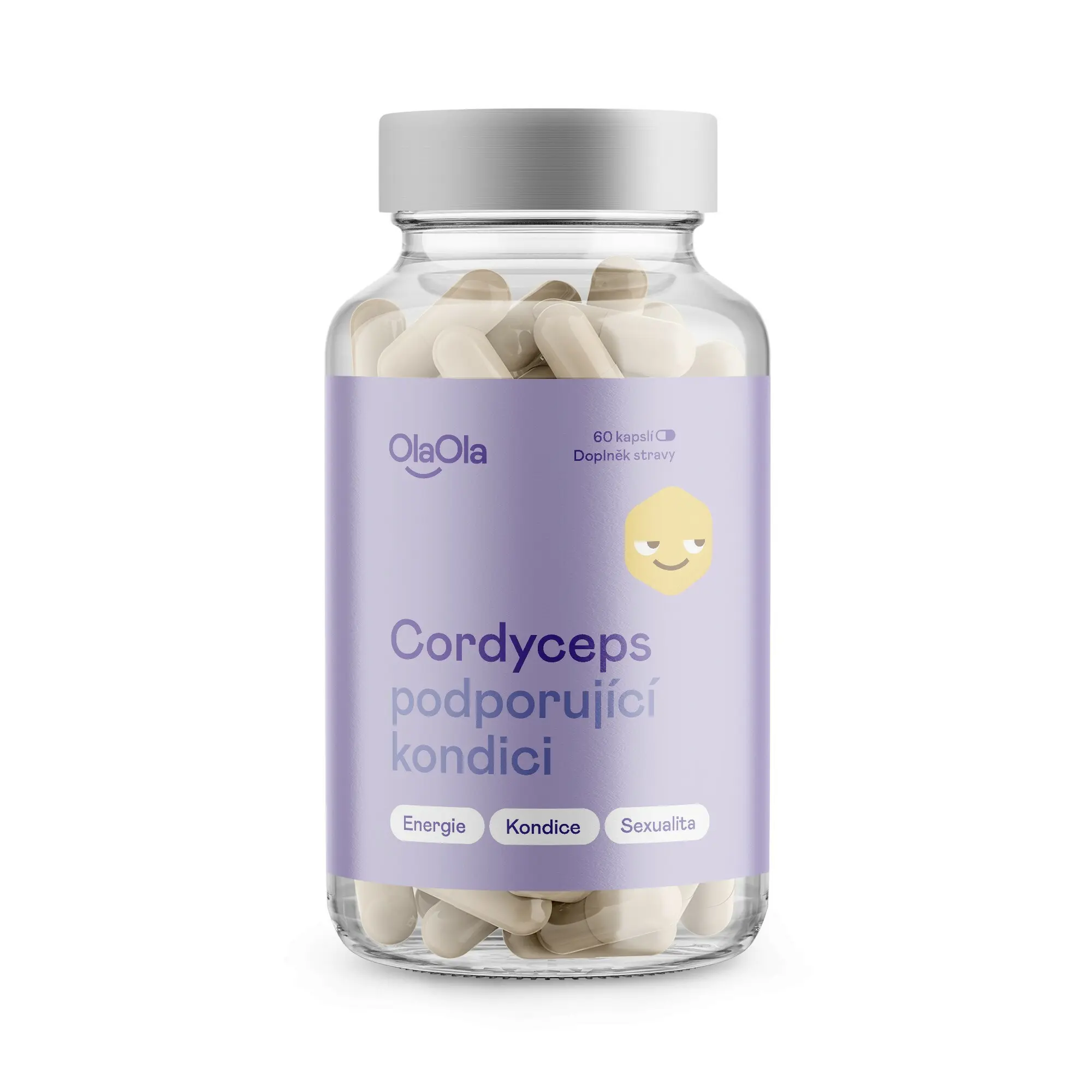 OlaOla Cordyceps podporující kondici 60 kapslí