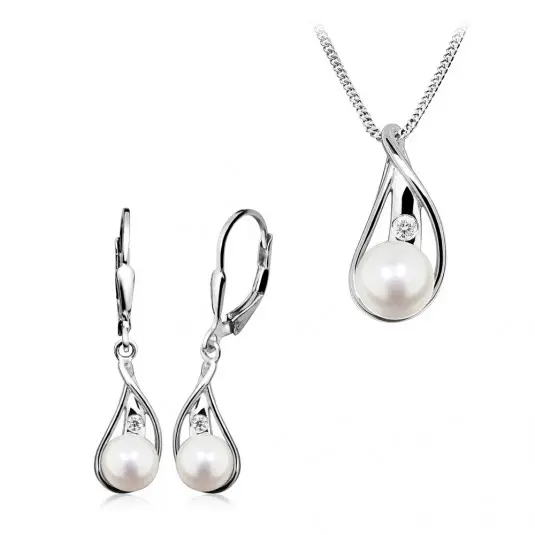 SOFIA stříbrný set náušnice a přívěsek šperkový set AEAP5239Z,WFM/R+AESOF-AE7438Z,WFM/R