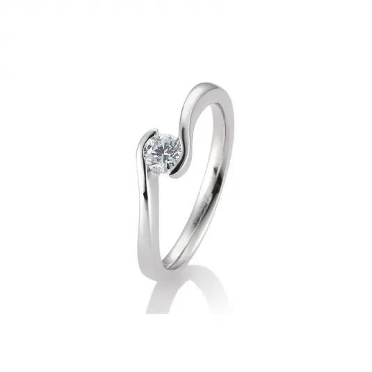 SOFIA DIAMONDS prsten z bílého zlata s diamantem 0,30 ct prsten BE41/85944-W