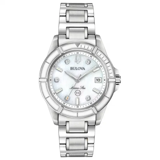 BULOVA dámské hodinky Marine Star hodinky BU96P201