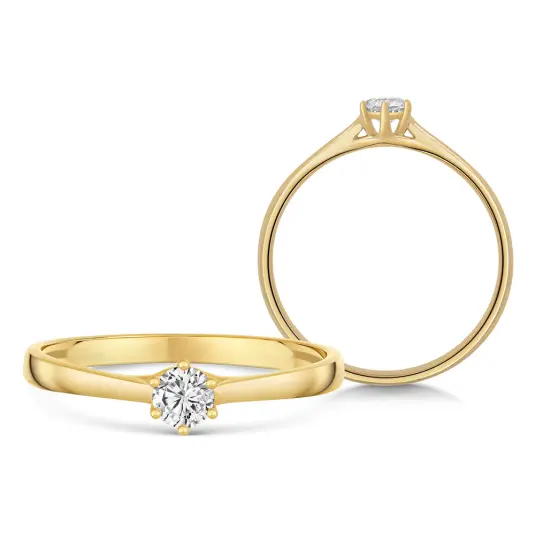 SOFIA DIAMONDS zlatý zásnubní prsten prsten UDRG47930Y-H-I1