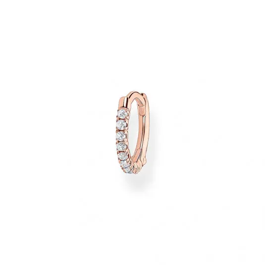 THOMAS SABO kusová náušnice Stones rose gold náušnice CR658-416-14