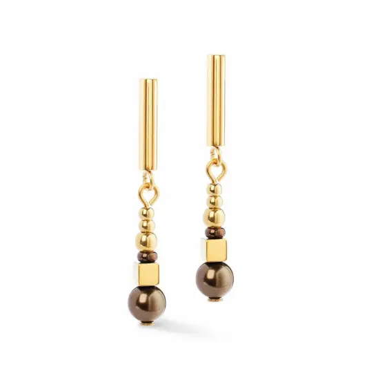 COEUR DE LION náušnice GeoCUBE Princess Pearls náušnice 4312-21-1100